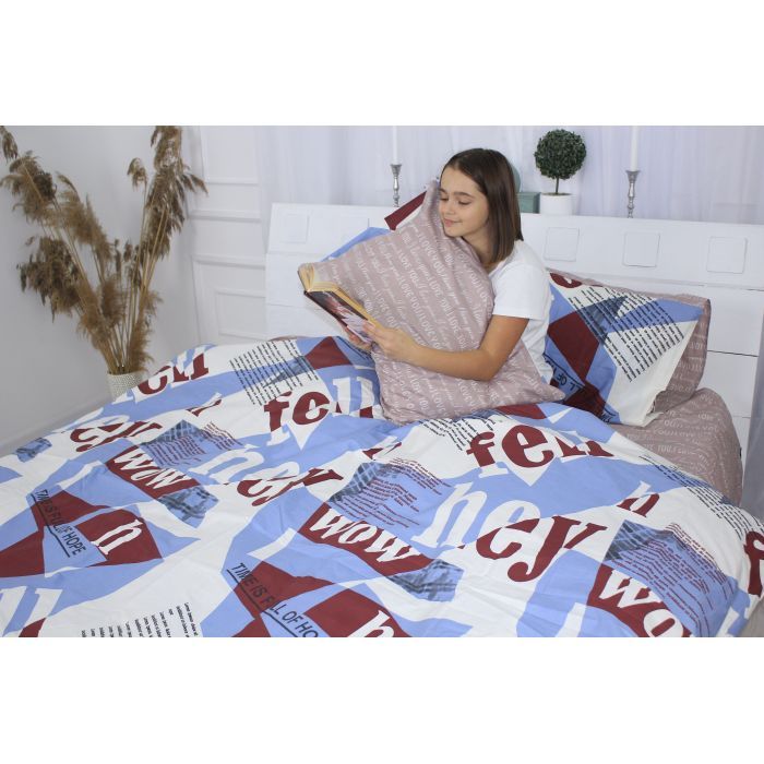Постільна білизна MirSon Бязь Ranforce Elite 17-0535 Peggy 160х220 (2200004698984) зображення 3