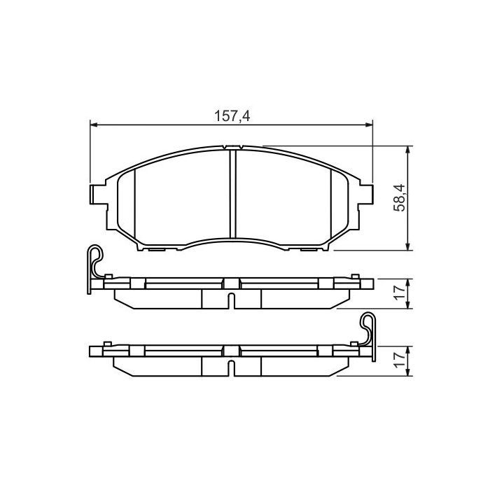 Гальмівні колодки Bosch 0 986 494 295 зображення 7