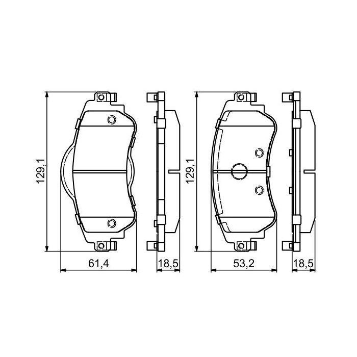 Гальмівні колодки Bosch 0 986 494 690 зображення 6