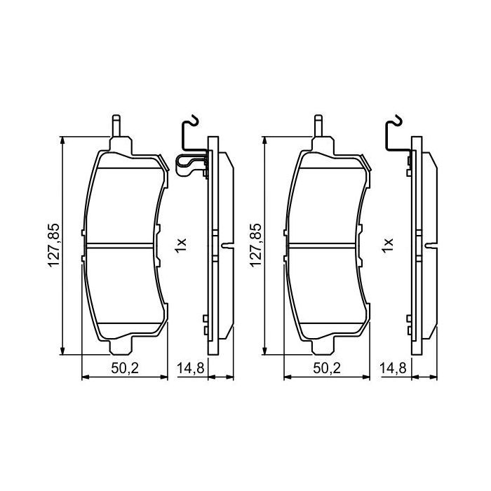 Гальмівні колодки Bosch 0986494778 зображення 2