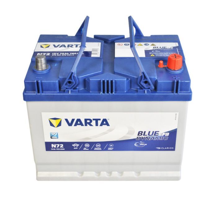 Акумулятор автомобільний Varta 72Ач Blue Dynamic EFB АЗИЯ  N72 (572501076) зображення 2