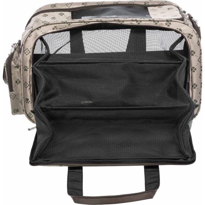 Переноска для животных Trixie Maxima Carrier 33x32х54 см до 8 кг (бежево-коричневая) (4047974289037) изображение 2
