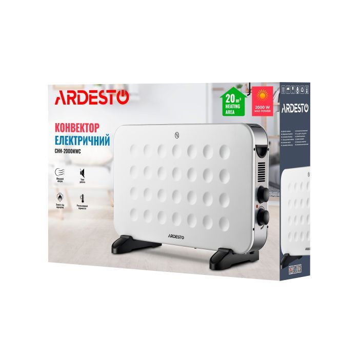Обогреватель Ardesto CHH-2000MWC изображение 2
