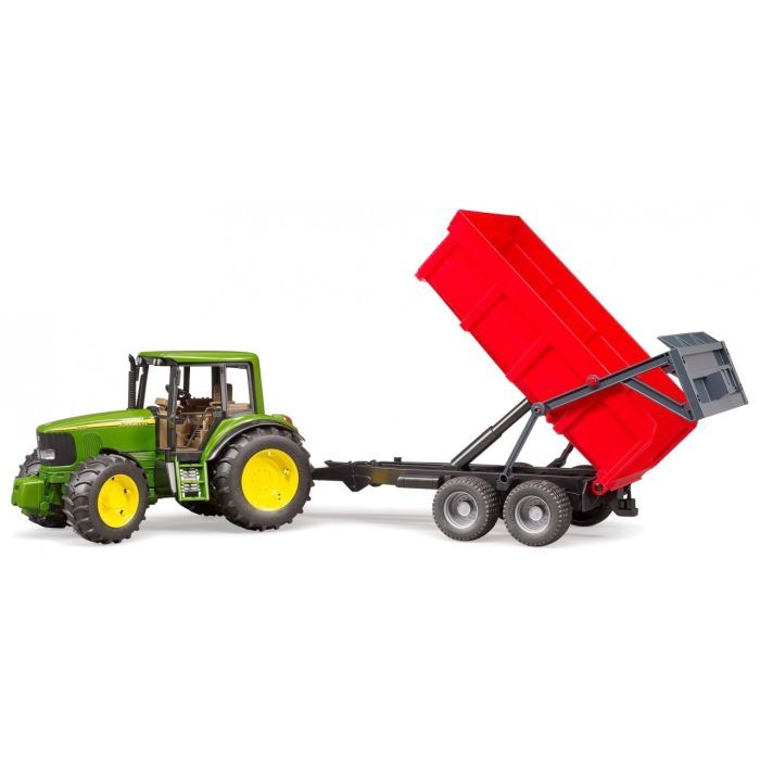 Спецтехника Bruder трактор John Deere 6920 с прицепом (02057) изображение 2