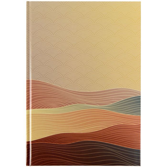 Канцелярская книга Axent Waves А4, 96 листов, клеточка, бронзовая (8422-563-A)
