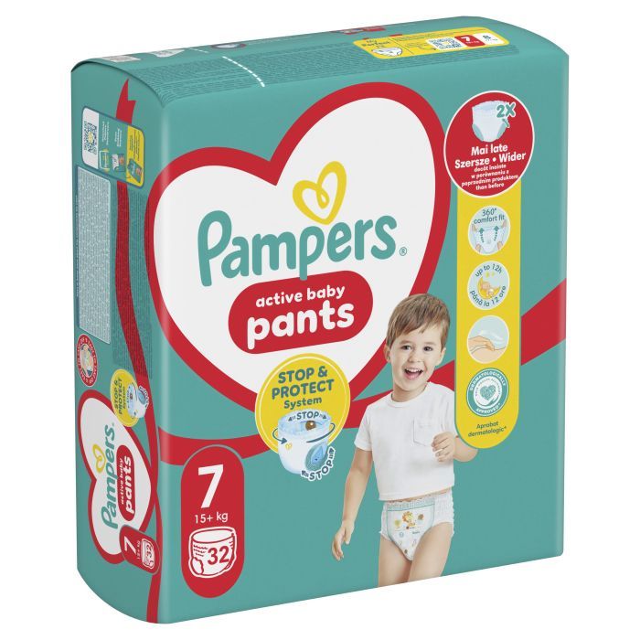 Подгузники Pampers Pants Размер 7 (17+ кг) 32 шт (8006540374559) изображение 2