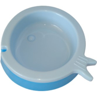 Посуд для котів AnimAll Миска рибка S 200 мл (блакитна) (2000981180591)