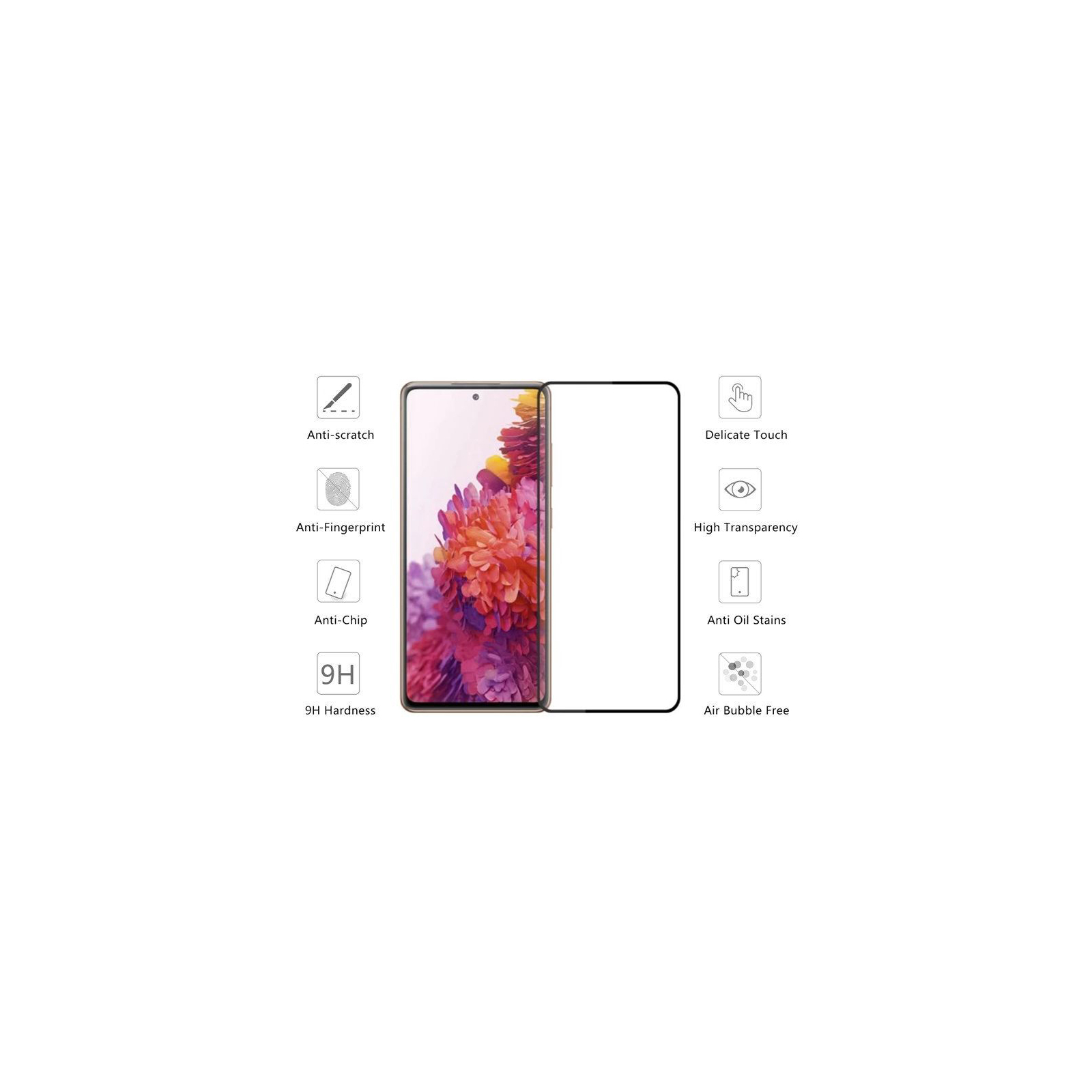 Стекло защитное Drobak Samsung Galaxy S21 (464624) изображение 2