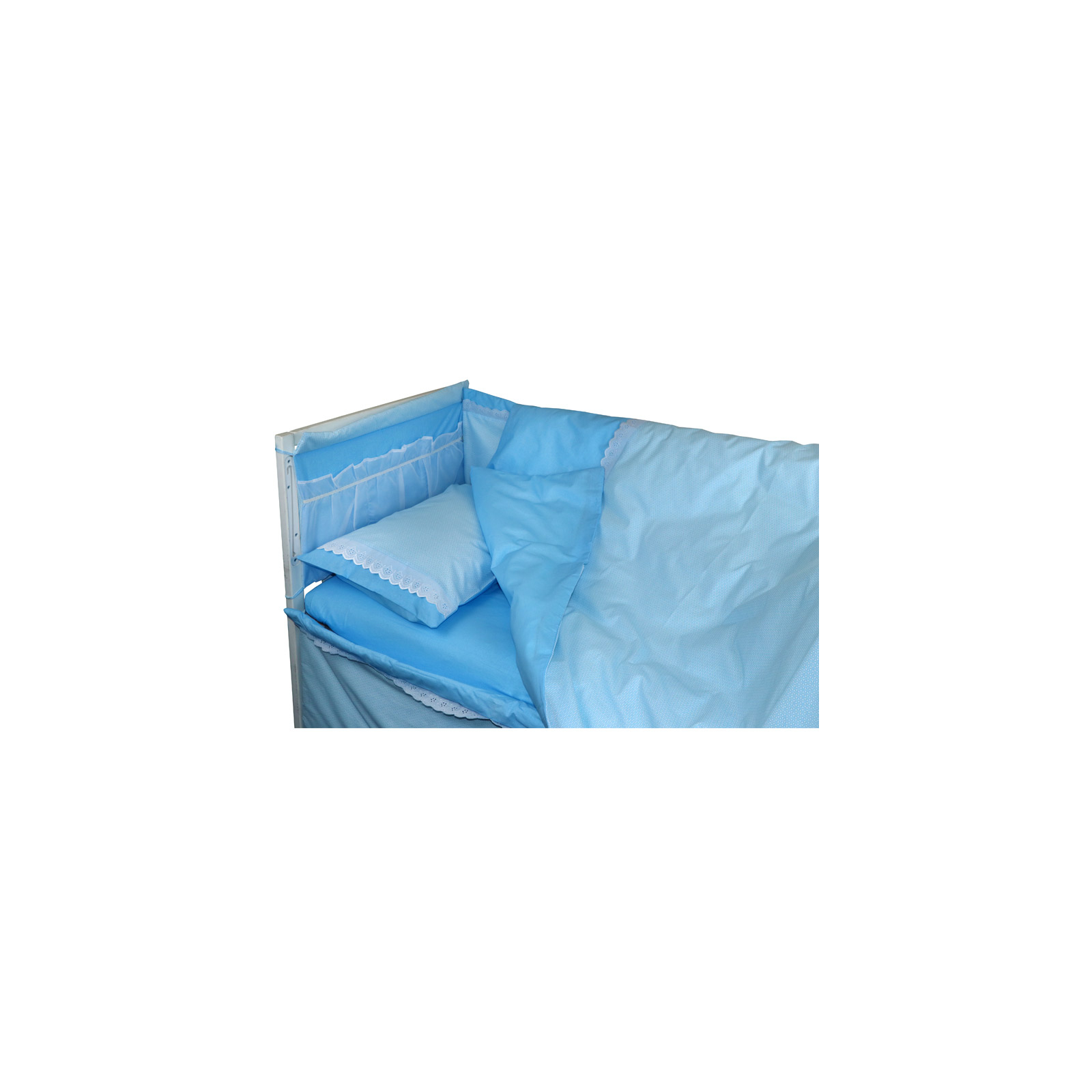 Детский постельный набор Руно Карапузик голубой 60х120, 4 предмета (977КУ_Блакитний) изображение 2