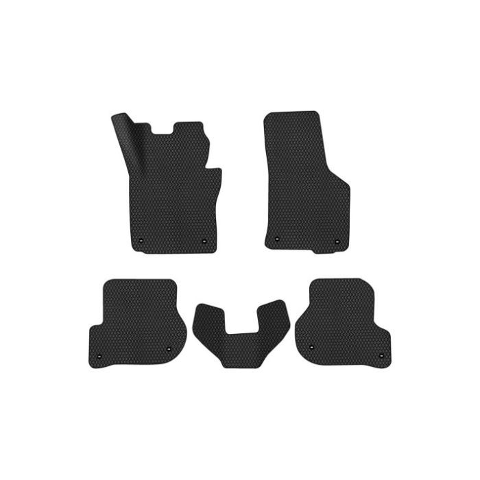 Коврик в салон EVAtech Skoda Octavia A5 (MT, 8 clips) 2004-2013 2 пок (SK12158CE5TL8RBB)