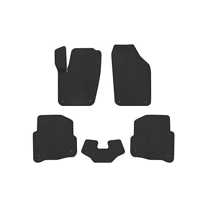 Килимок в салон EVAtech Volkswagen Polo (IV) 3-doors 2001-2009 4 поко (VW12025CVK5TL8RBB)