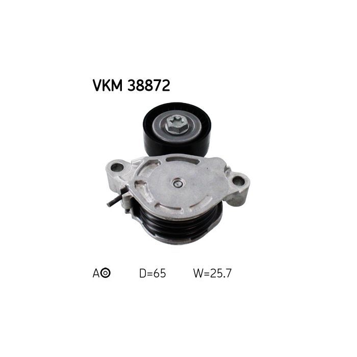 Ролик натяжителя ремня SKF VKM 38872