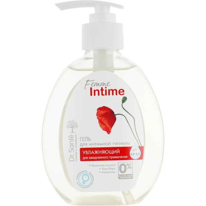 Гель для интимной гигиены Dr. Sante Femme Intime Увлажняющий 230 мл (4823015922916)