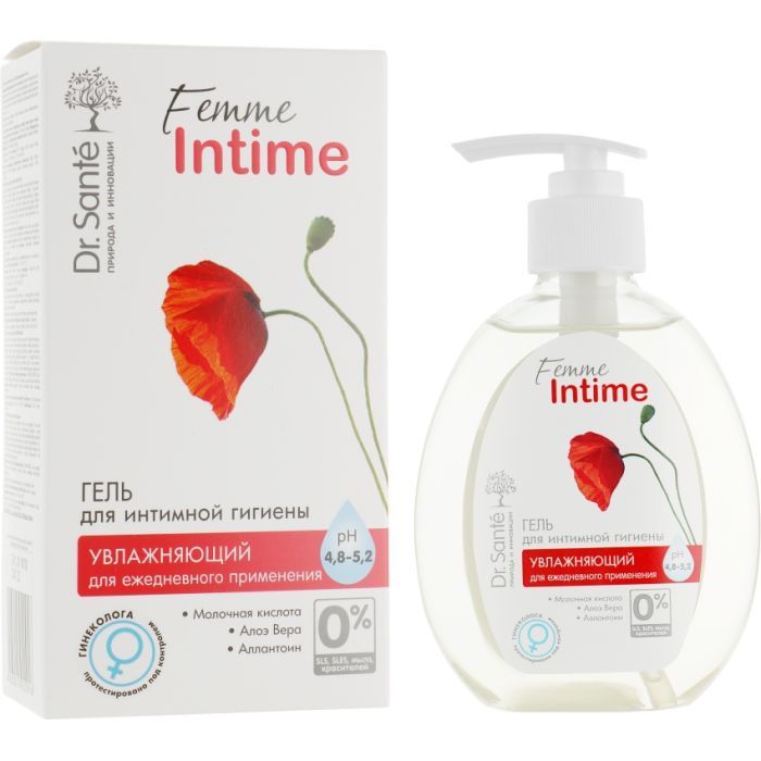 Гель для интимной гигиены Dr. Sante Femme Intime Увлажняющий 230 мл (4823015922916) изображение 2