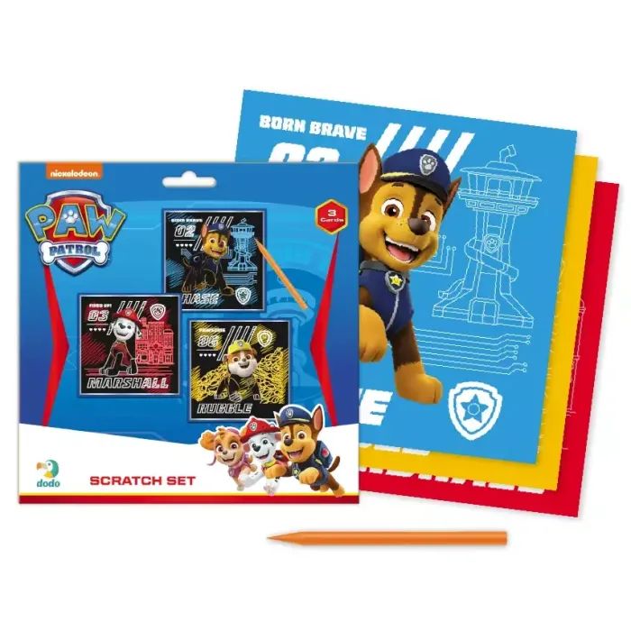 Набір для творчості DoDo гравюр Paw Patrol 3 шт (200193)