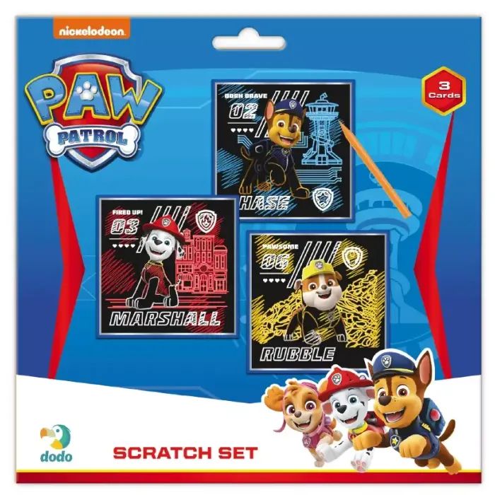 Набір для творчості DoDo гравюр Paw Patrol 3 шт (200193) зображення 2