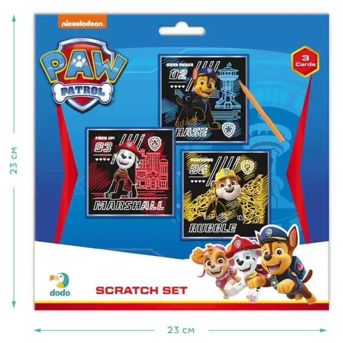 Набір для творчості DoDo гравюр Paw Patrol 3 шт (200193) зображення 4