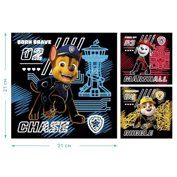 Набір для творчості DoDo гравюр Paw Patrol 3 шт (200193) зображення 5