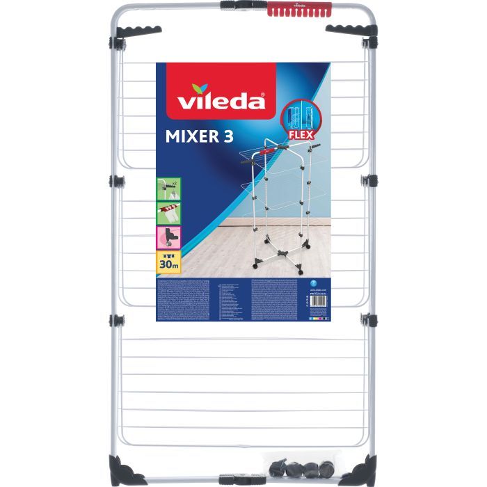 Сушарка для білизни Vileda Mixer 3 Tower Indoor Dryer 30 м (4023103202092) зображення 2