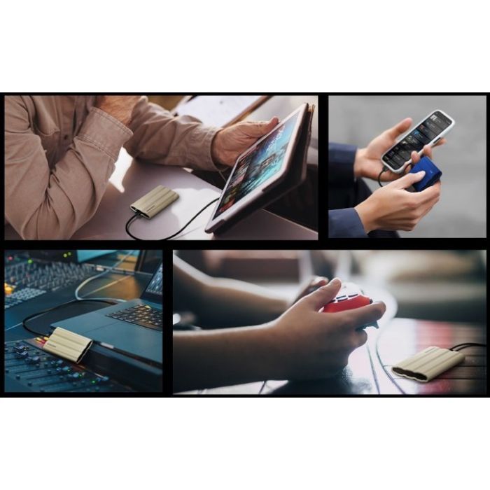 Накопитель SSD USB 3.2 1TB T7 Shield Samsung (MU-PE1T0K/EU) изображение 8