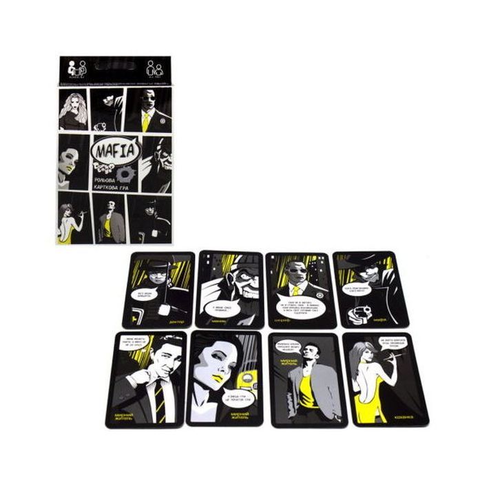 Настільна гра Danko Toys Мафія в стилі коміксів, українська (DTG52U/DTG52EN) зображення 2