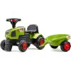 Чудомобіль Falk Claas Axos трактор з причепом Зелений (1012B)