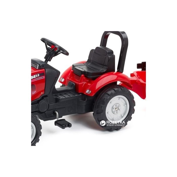 Веломобиль Falk Case Ih Maxxum трактор на педалях красный (961AM) изображение 2