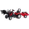 Веломобиль Falk Case Ih Maxxum трактор на педалях красный (961AM)