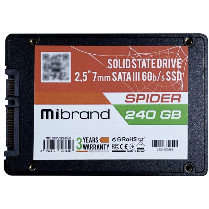 Накопитель SSD 2.5" 240GB Mibrand (MI2.5SSD/SP240GBST) изображение 2