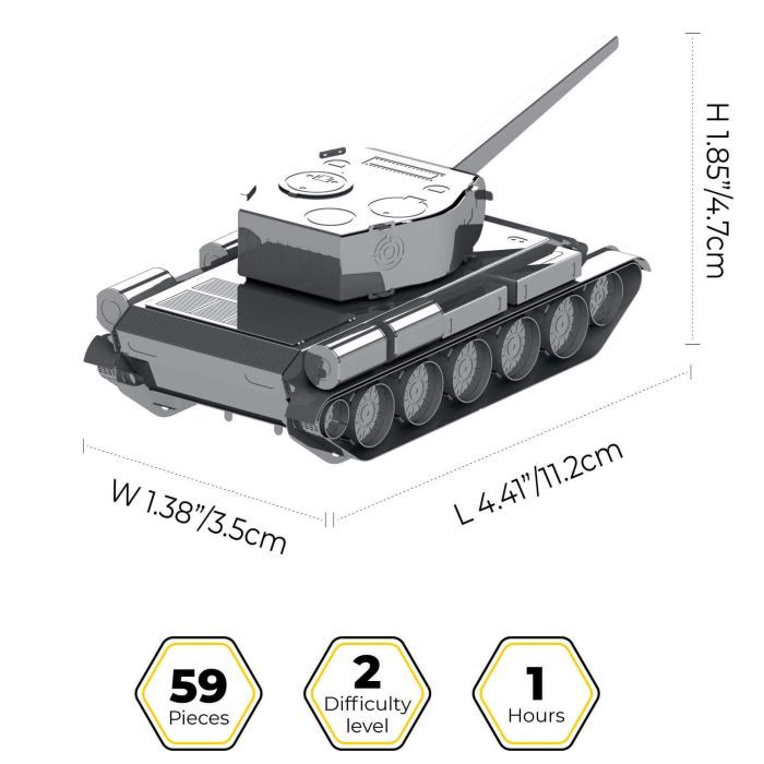 Конструктор Metal Time колекційна модель T-44 (MT072) зображення 2