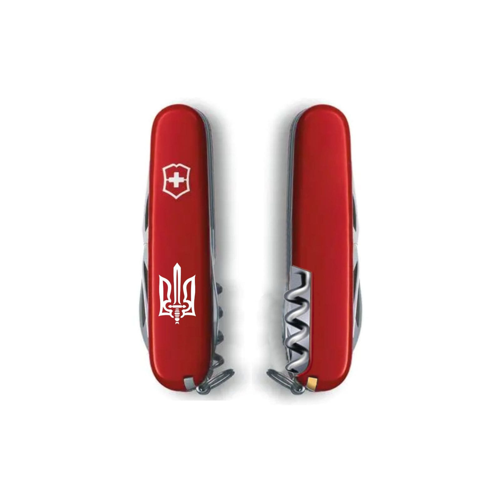 Нож Victorinox Spartan Ukraine Red "Тризуб ЗСУ" (1.3603_T0390u) изображение 2