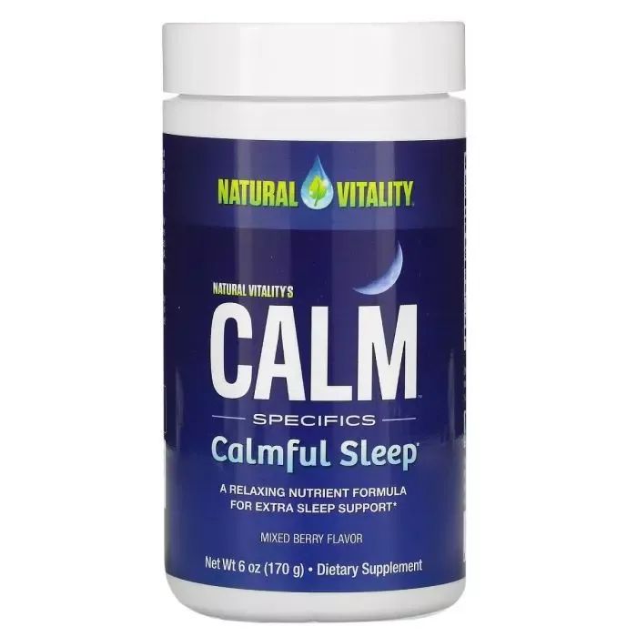 Минералы Natural Vitality Напиток для спокойного сна, вкус ягод, CALM Specifics, Calmful Sleep (PTG-00226) изображение 2