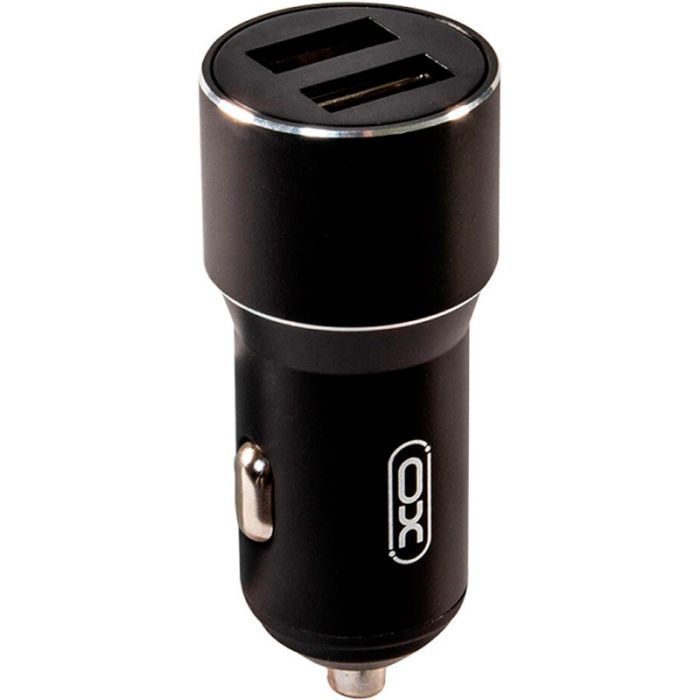 Зарядное устройство XO CC30 Metal Car Charger Black (XO-CC30-BK)
