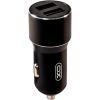 Зарядное устройство XO CC30 Metal Car Charger Black (XO-CC30-BK)