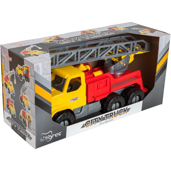 Спецтехніка Tigres Авто "City Truck" пожежна в коробці (39367) зображення 2