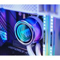 Система жидкостного охлаждения JONSBO TW7-360 ARGB White изображение 11