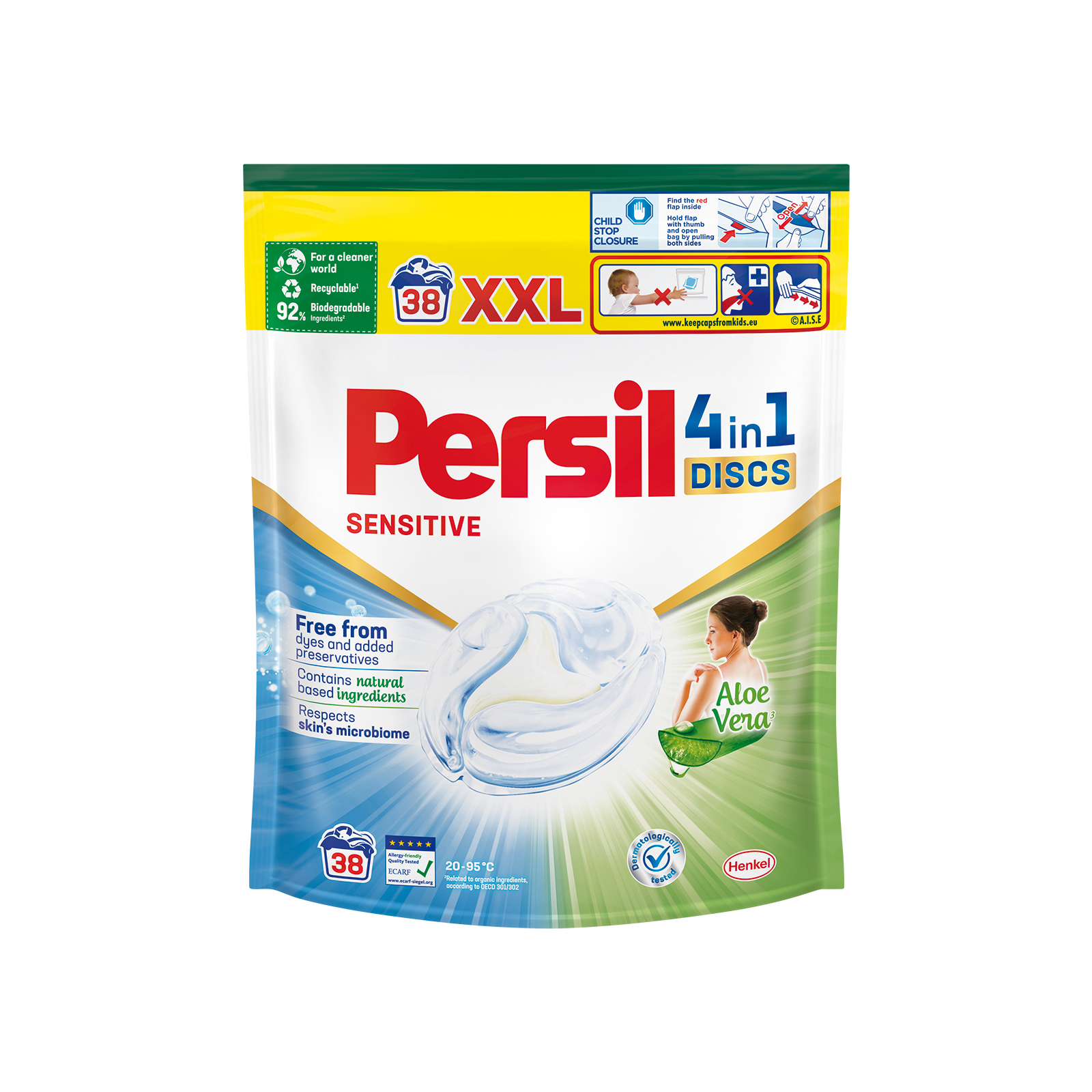 Капсули для прання Persil Discs Sensitive 38 шт. (9000101565287)