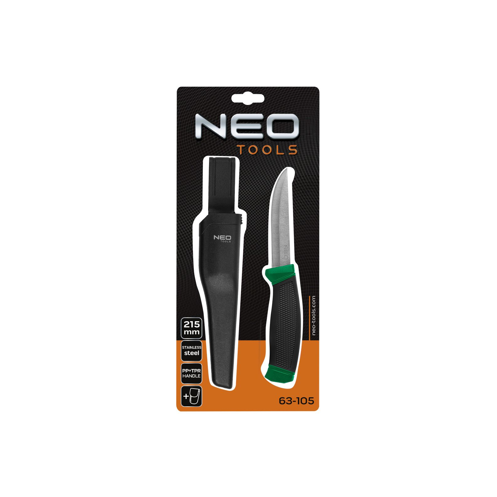 Ніж Neo Tools 215/95 мм (63-105) зображення 6