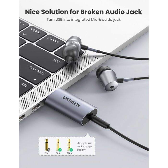 Звукова плата Ugreen CM383 gray (80864) зображення 3