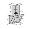 Витяжка кухонна Ventolux FIORE 60 IVG (700) PB зображення 6