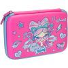 Пенал Cool For School 1 отделение с органайзером фуксия (QT-5630-Rosered)