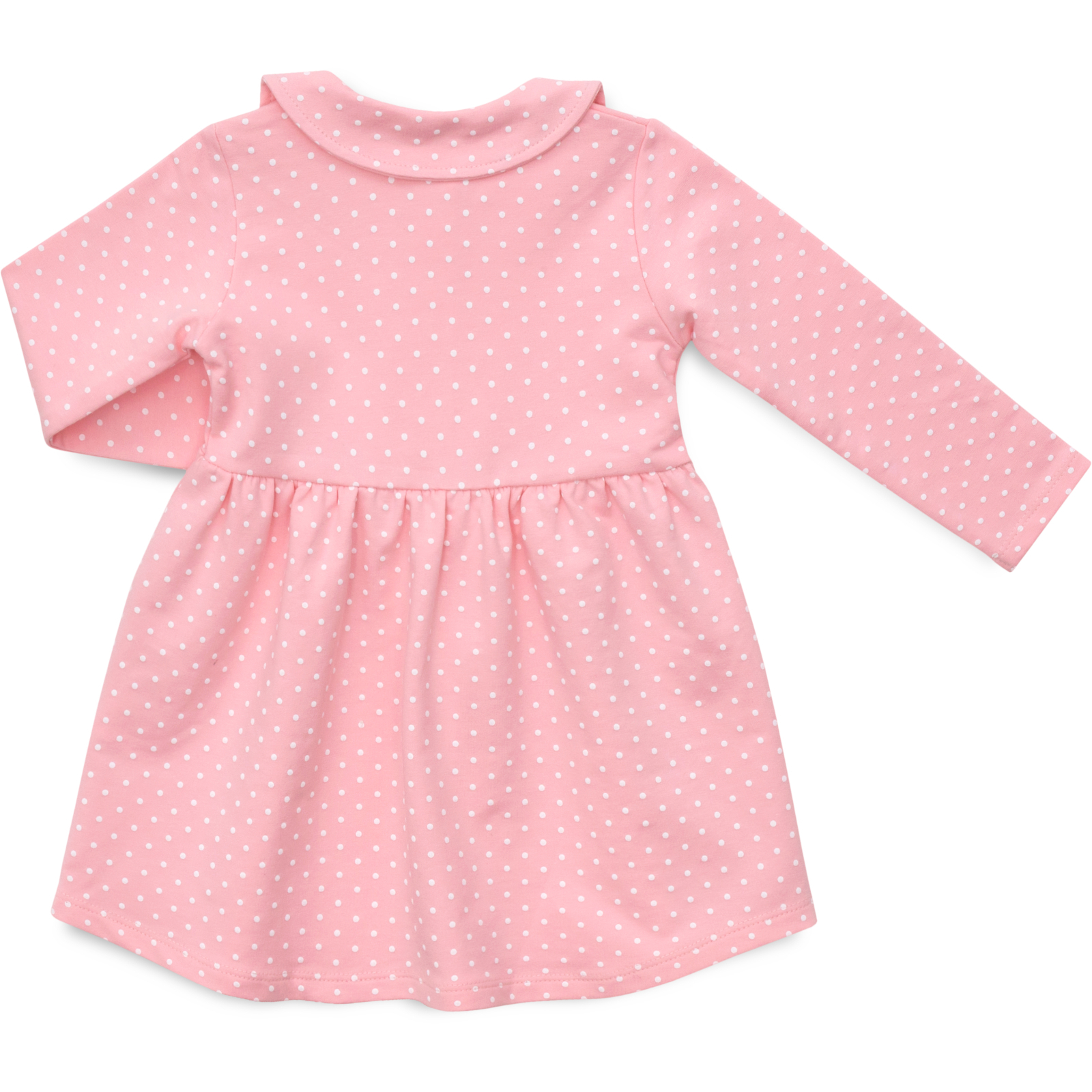 Платье POP FASHION в горошек (6781-110G-pink) изображение 2