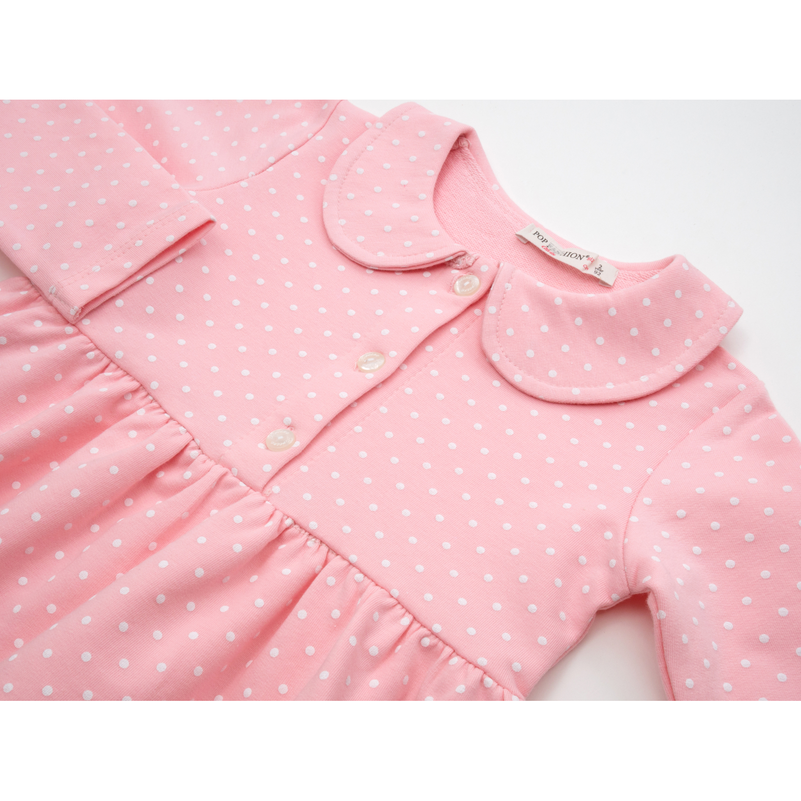 Плаття POP FASHION в горошок (6781-92G-pink) зображення 3