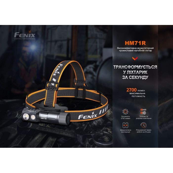 Фонарь Fenix HM71R изображение 5