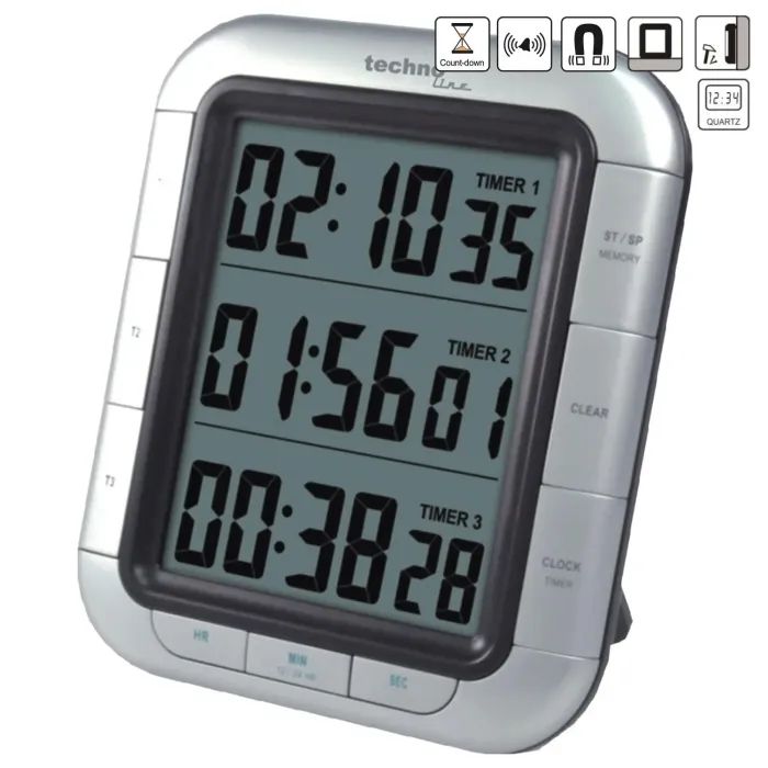 Таймер кухонный Technoline KT300 Magnetic Silver (KT300) изображение 2