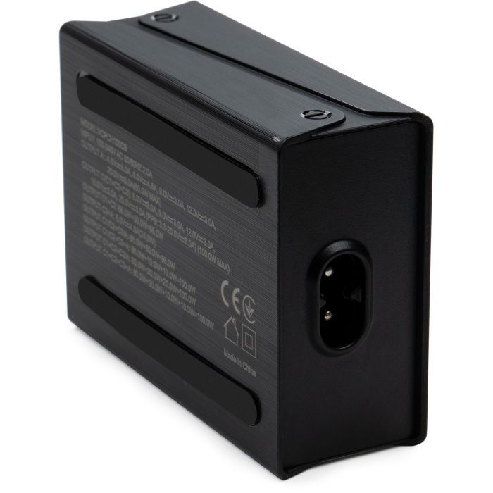 Зарядное устройство Vinga GaN 100W PD+QC 3C1A ports 1.2m Wired Charger (VCPCH100CB) изображение 3