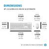 Комплект HP 230 Wireless UA White (3L1F0AA) изображение 2