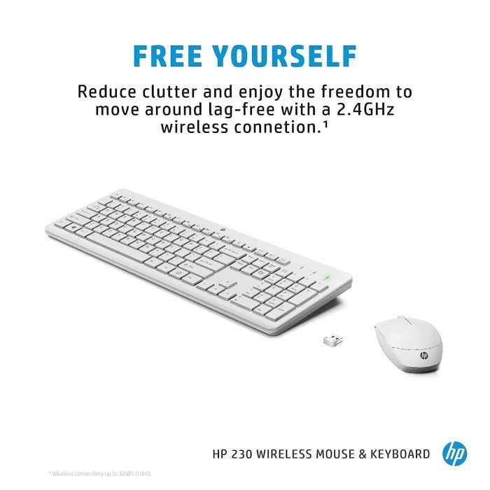 Комплект HP 230 Wireless UA White (3L1F0AA) изображение 3