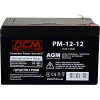 Photos - UPS Battery Powercom Батарея до ДБЖ  12В 12Ah  PM-12-12 (PM-12-12)