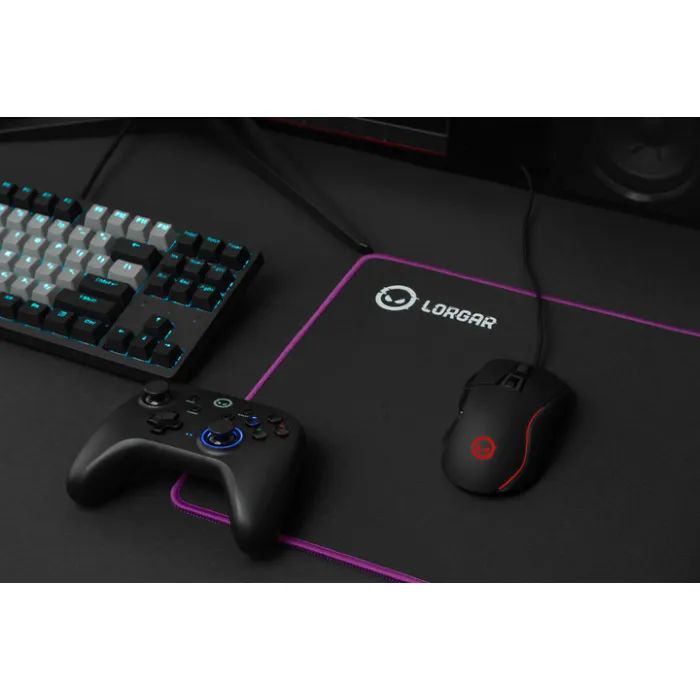 Коврик для мышки Lorgar Main 315 Black/Purple (LRG-GMP315) изображение 12